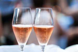 Rose Wine Glasses
